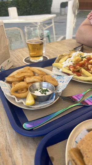   at Cala Vegana in Menorca