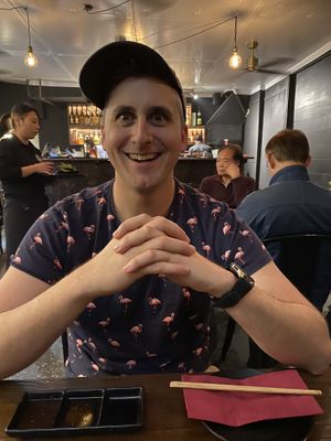 Happy customer at Wagyu-Ya on Chevron in Surfers Paradise