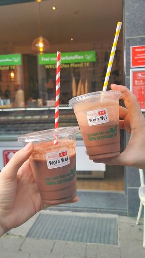 Almond Milk Shakes at Wei&Wei Eiswerkstatt in Aachen