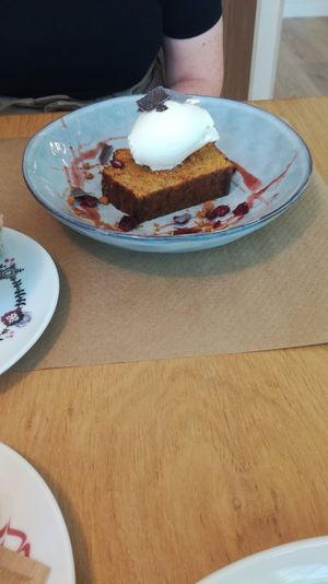 Pumpkin Dessert at Banaras in Alicante