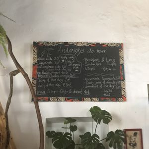 Menu at Andorinha do Mar in Budens