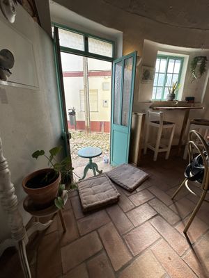 LOVE this table for 2  at Andorinha do Mar in Budens