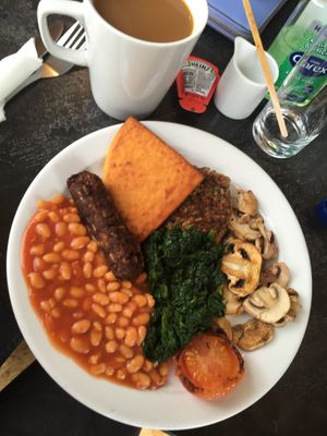 Vegan breakfast!  at The Real Food Cafe in Tyndrum
