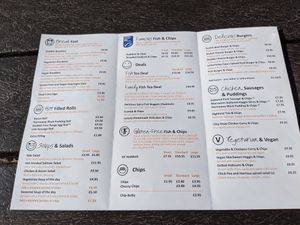 Menu shows confusion on labelling at The Real Food Cafe in Tyndrum