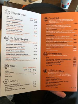  at The Real Food Cafe in Tyndrum