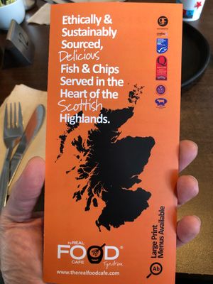  at The Real Food Cafe in Tyndrum