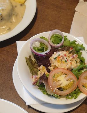 Side Salad at The Real Food Cafe in Tyndrum