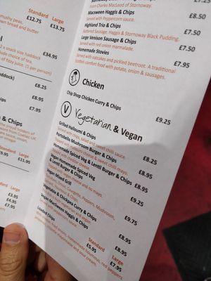 Vegan options! at The Real Food Cafe in Tyndrum