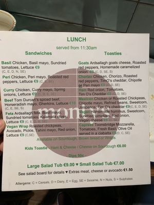 2 Vegan Options   at Monty's Cafe in Cork