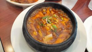 clay pot teriyaki tofu at Thuyen Vien in Anaheim