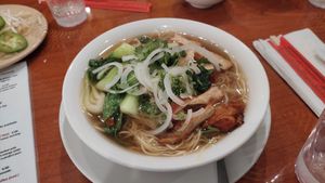 duck noodle soup at Thuyen Vien in Anaheim