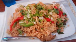 "Thailand Fried Rice" at Thuyen Vien in Anaheim