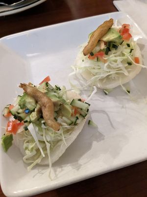 Banana Flower Tacos at Thuyen Vien in Anaheim