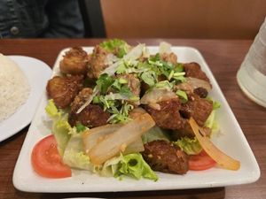 Bistec. Personally wouldn't order again. It wasn't gross but nothing special about it to me at Thuyen Vien in Anaheim