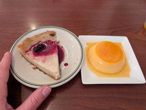 Cheesecake and flan (get the flan!!) at Thuyen Vien in Anaheim