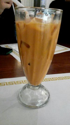 Thai iced tea at Thuyen Vien in Anaheim