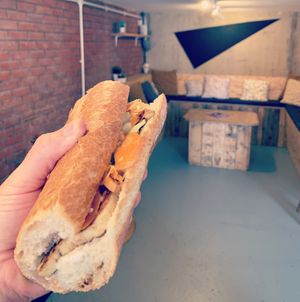 The epic Banh Mi at Loading Bay Cafe in Windsor