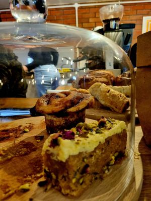 Cakes at Loading Bay Cafe in Windsor