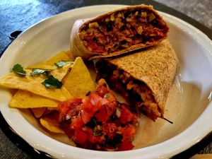 Burrito at Loading Bay Cafe in Windsor