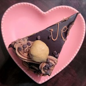 Vegan Chocolate Chip Cookie Dough Cake at Kizbee's Kitchen in Egg Harbor City