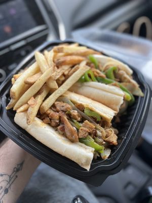 Philly Cheesesteak (seitan)  at Olga's Diner in Marlton