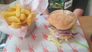 Moving Mountains burger at Barnacles in Llandudno