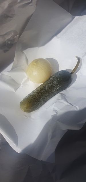 Pickle & gherkin at Barnacles in Llandudno