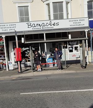 Exterior at Barnacles in Llandudno