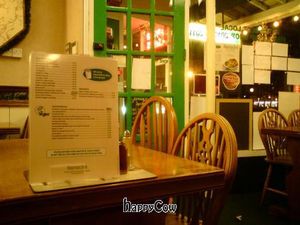 Barnacles Menu Vegan options. at Barnacles in Llandudno