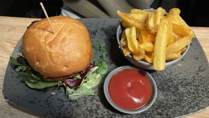 Quince Pumpkin Burger  at Backwood Burger in Bad Sachsa