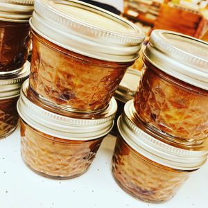 rhubarb-cranberry chutney at Abandoned Luncheonette in Moorestown