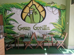 :) at GreenGorilla in Budapest