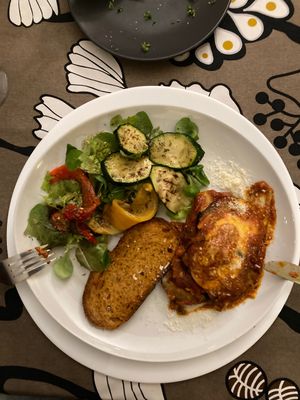 Parmigiana lasagna  at Broccolis in Spaarndam