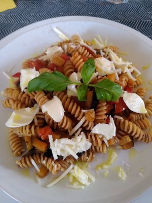 Pasta alla Norma at Broccolis in Spaarndam