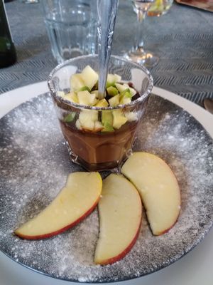 Avocado chocolate mousse at Broccolis in Spaarndam