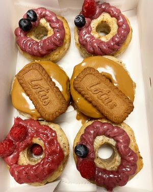 Amazing 💚  at Sara's Donut Story in Flower Mound