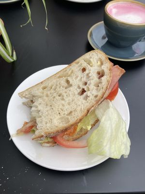 Couldn’t wait to take the photo! VLT at Ground Plant Based Coffee in Swansea