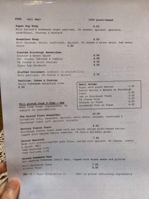   at Ground Plant Based Coffee in Swansea