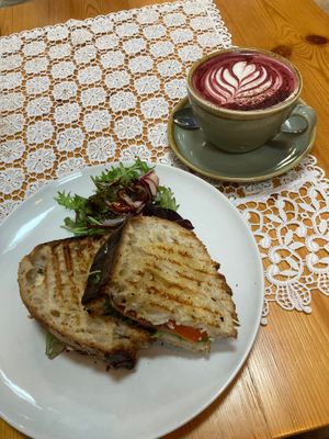 BLT AND COFFEE at Ground Plant Based Coffee in Swansea