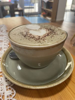 Mushroom Latte   at Ground Plant Based Coffee in Swansea