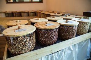 Organic loose produce at Biopapa in Vilnius