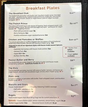 Page 1 at The Pancake Underground in Strasburg