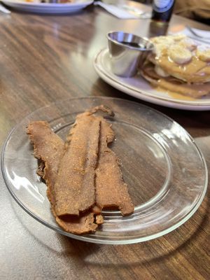 Vegan side of bacon 😍  at The Pancake Underground in Strasburg