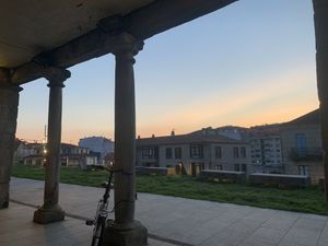 View from terrace at La Hormiga in Pontevedra