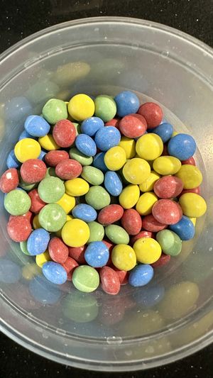 Chocolate Coated candies   at the GREEN Grocery in Malaga