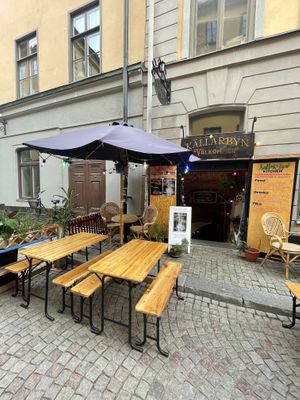 Outdoor seating available   at Källarbyn in Stockholm