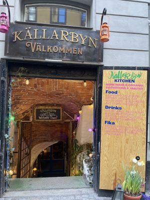 Outside  at Källarbyn in Stockholm