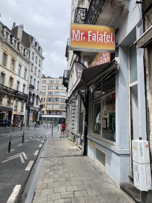   at Mr Falafel - Lemonnier in Brussels
