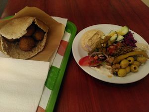 Falafel at Mr Falafel - Lemonnier in Brussels