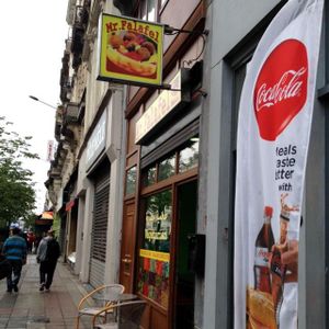 Mr. Falafel storefront  at Mr Falafel - Lemonnier in Brussels